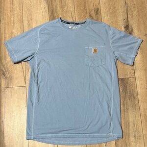 Carhartt Short-Sleeve Pocket Tee in Light Blue